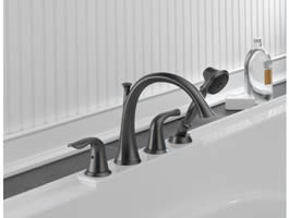 Delta Lahara Roman Tub With Handshower Trim