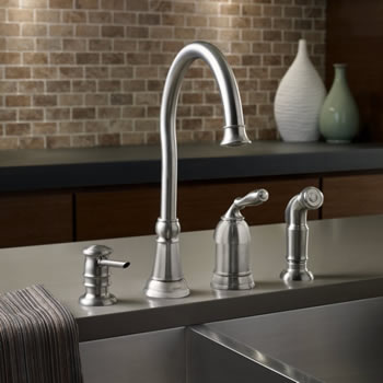 Moen Lindley One Handle High Arc Faucet
