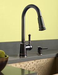 Moen Lindley One Handle High Arc Kitchen Faucet