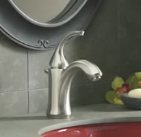 Kohler Forte Single Control Lavatory Faucet With Sculpted Lever Handle
