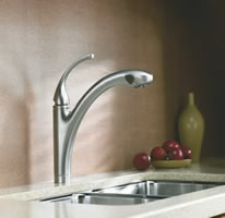 Kohler Forte Single Control Pullout Kitchen Sink Faucet With Lever Handle
